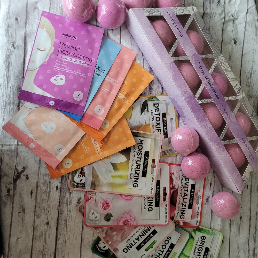 Face Masks + Bathbombs Assortment